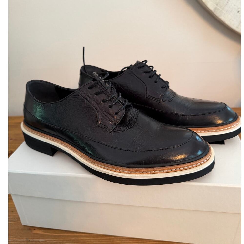 Alexander McQueen Columbia Waxed Calf Lace Up Oxford size 38 $350